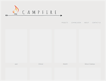 Tablet Screenshot of campfire.us